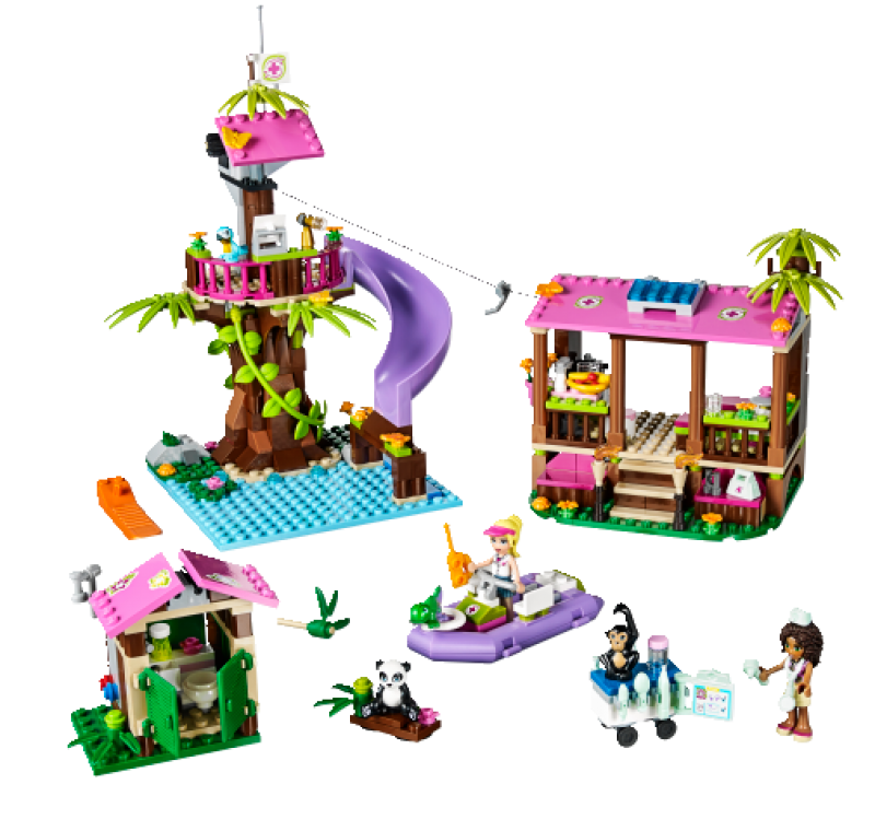 LEGO Friends Základna záchranářů v džungli 41038