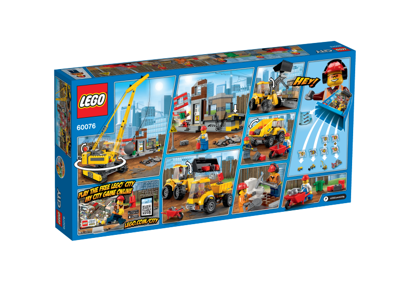 LEGO City Demoliční práce na staveništi 60076