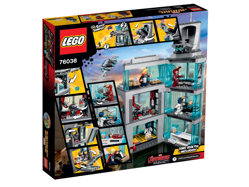 LEGO Super Heroes Útok na věž Avengerů 76038