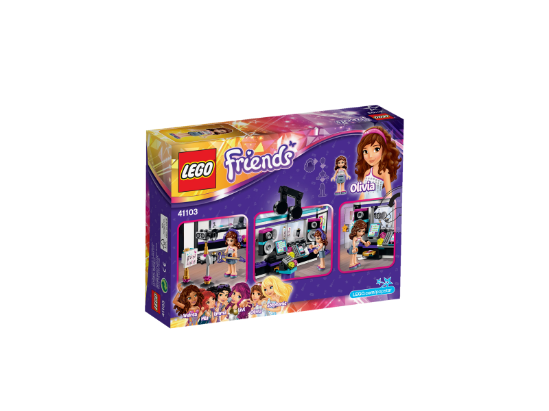 LEGO Friends Nahrávací studio pro popové hvězdy 41103
