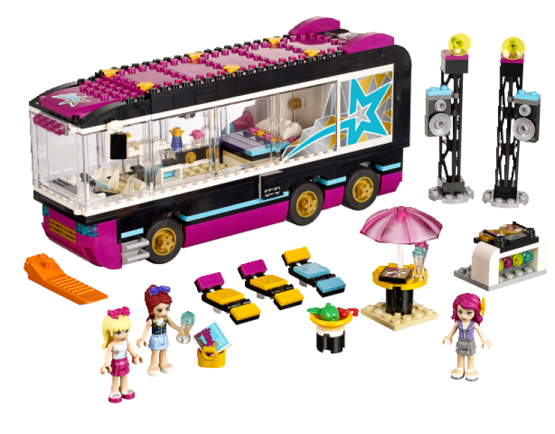 LEGO Friends Autobus pro turné popových hvězd 41106