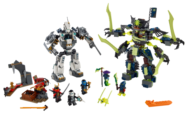LEGO Ninjago Bitva s titánskými roboty 70737