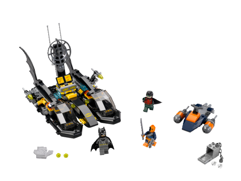 LEGO Super Heroes Honička v přístavu s Batmanovým člunem 76034