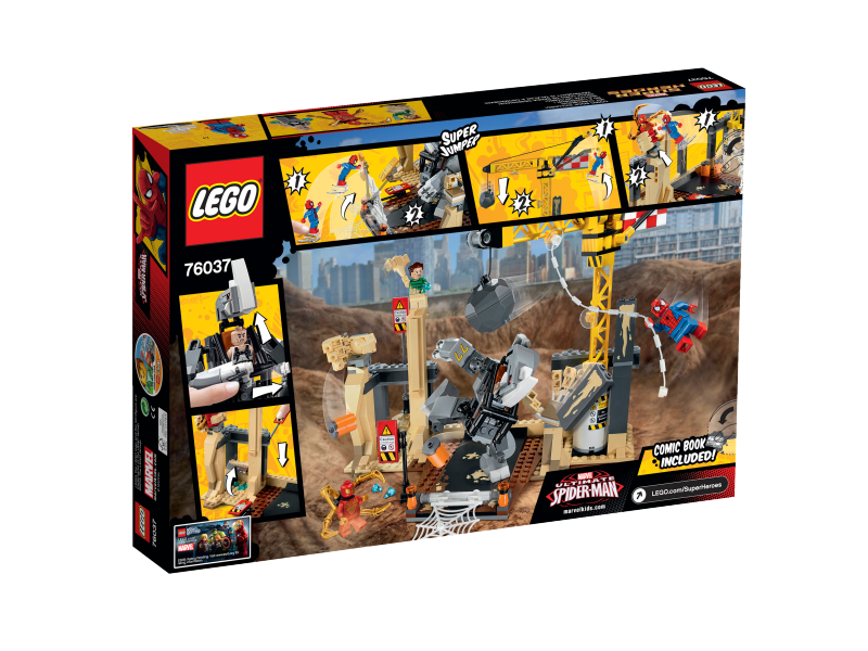LEGO Super Heroes Superzlosynové Rhino a Sandman 76037