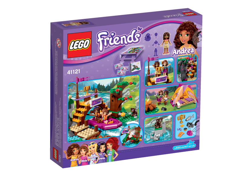 LEGO Friends Dobrodružný tábor - jízda na divoké vodě 41121