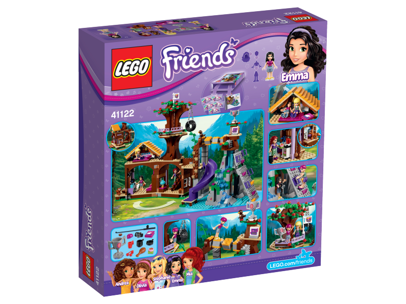 LEGO Friends Dobrodružný tábor - dům na stromě 41122