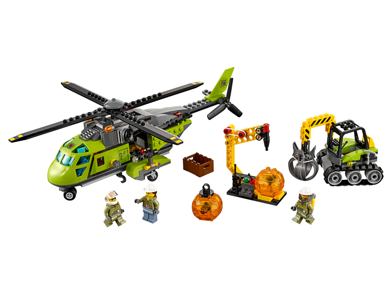 LEGO City Sopečná zásobovací helikoptéra 60123