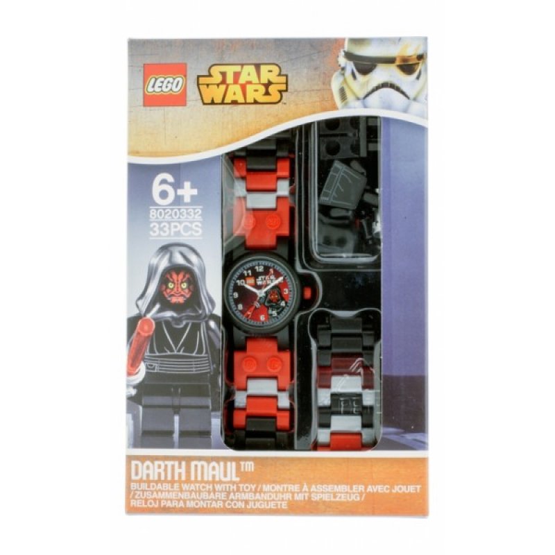 LEGO Star Wars Darth Maul - hodinky s minifigurkou 8020332