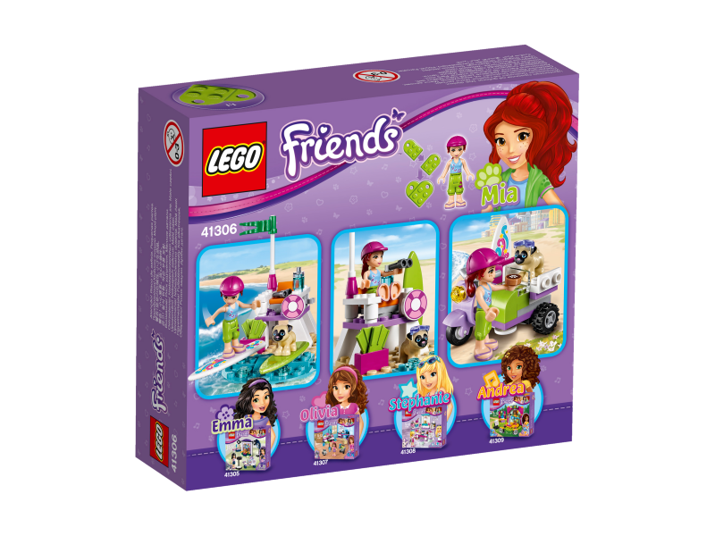 LEGO Friends Mia a plážový skútr 41306