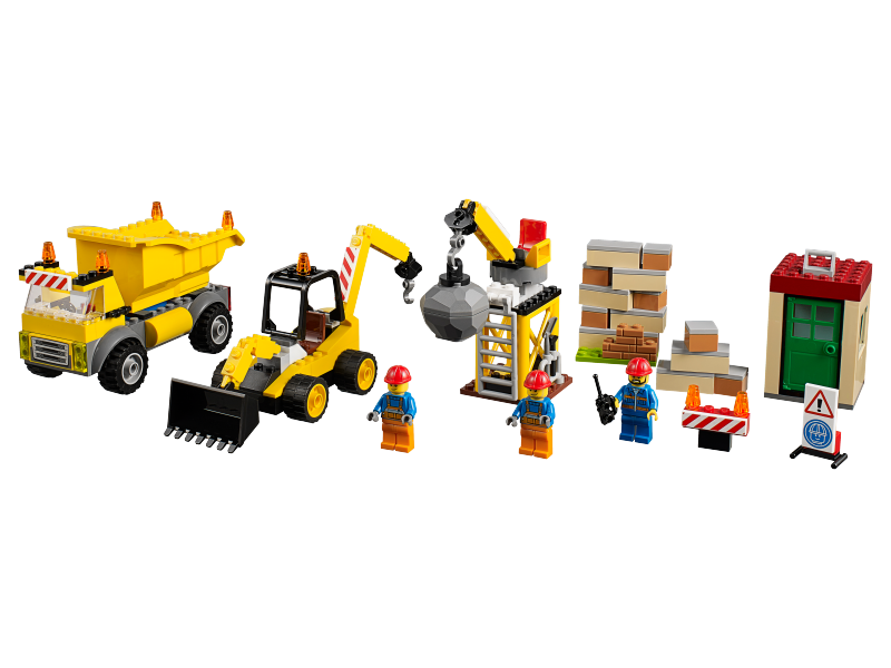LEGO Juniors Demoliční práce na staveništi 10734