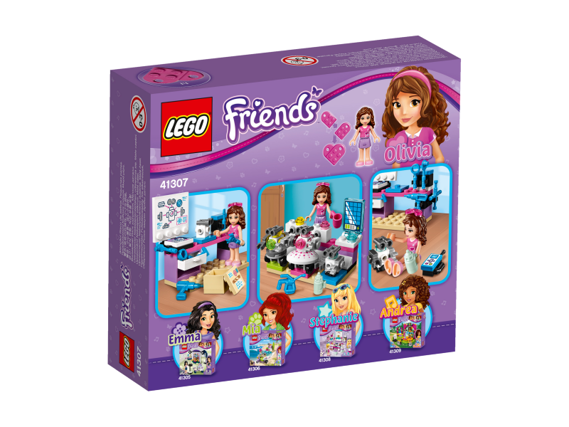 LEGO Friends Olivia a tvůrčí laboratoř 41307