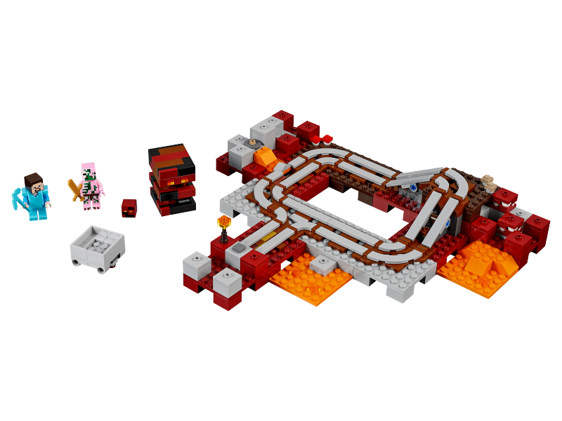 LEGO Minecraft Podzemní železnice 21130