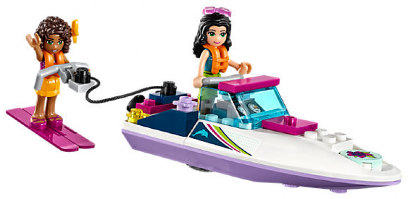 LEGO Friends Andrein vůz s přívěsem pro člun 41316