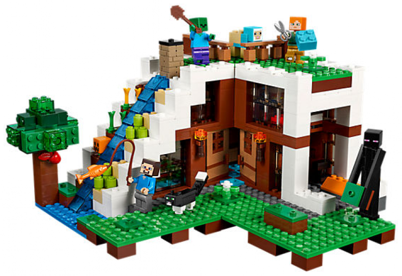 LEGO Minecraft Základna ve vodopádu 21134