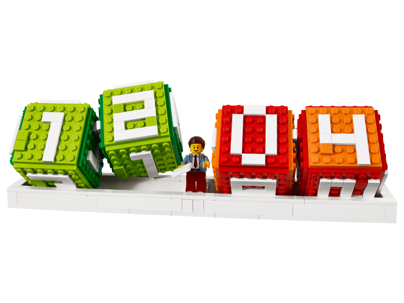 LEGO® Iconic 40172 Klasický kalendář z kostek LEGO®