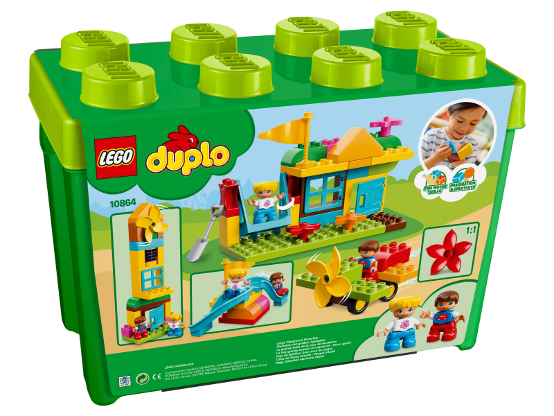 LEGO DUPLO Velký box s kostkami na hřiště 10864