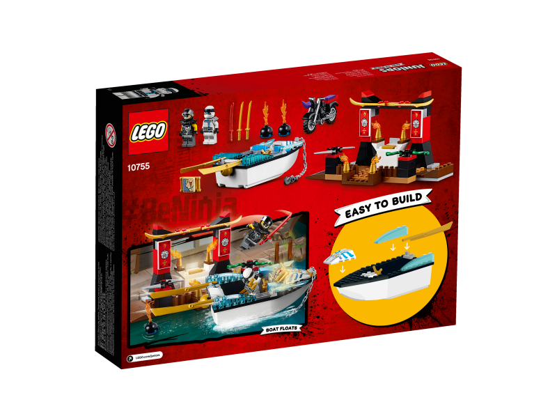 LEGO Juniors Pronásledování v Zaneově nindža člunu 10755