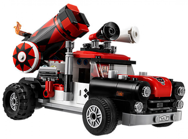 LEGO Batman Movie Harley Quinn™ a útok dělovou koulí 70921