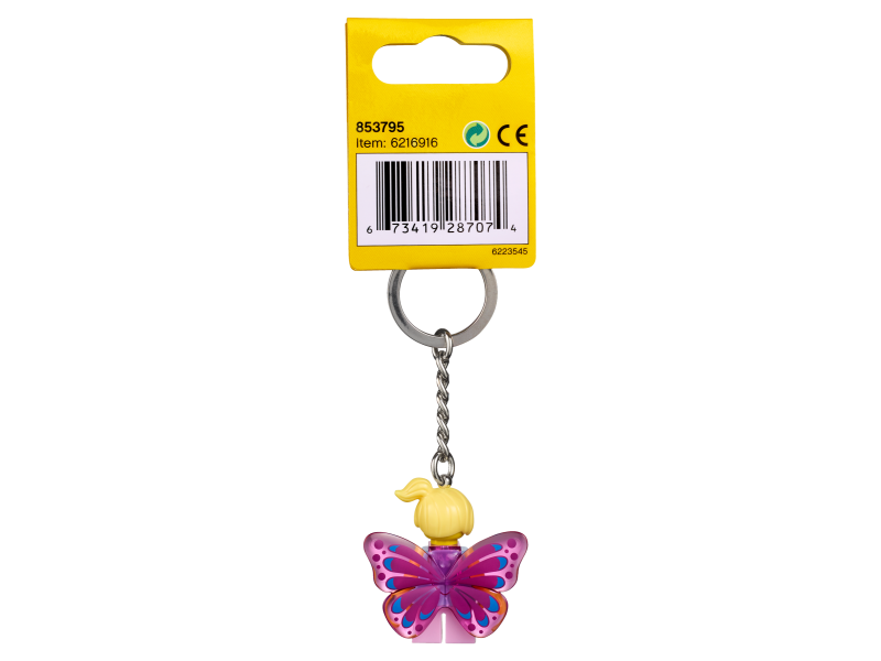 LEGO® Iconic 853795 Přívěsek na klíče – Motýlí dívka