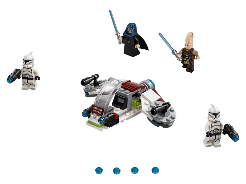 LEGO Star Wars Bitevní balíček Jediů a klonových vojáků 75206