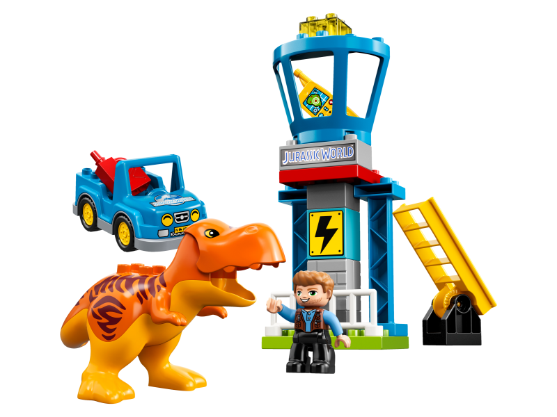 LEGO DUPLO T. rex a věž 10880