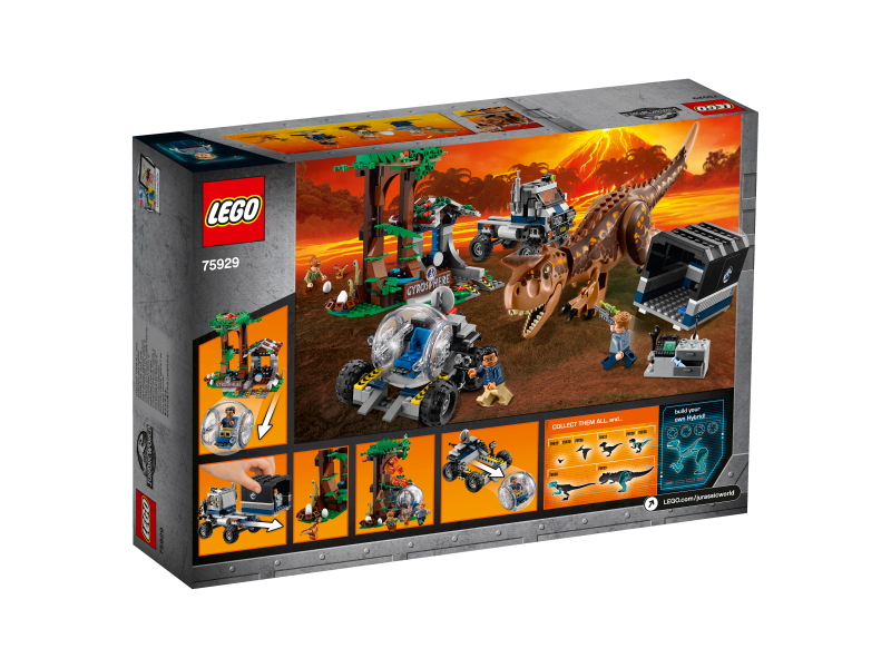 LEGO Jurassic World Útěk Carnotaura z Gyrosféry 75929