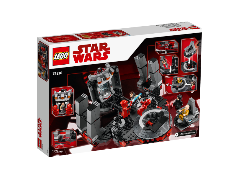 LEGO Star Wars Snokeův trůní sál 75216