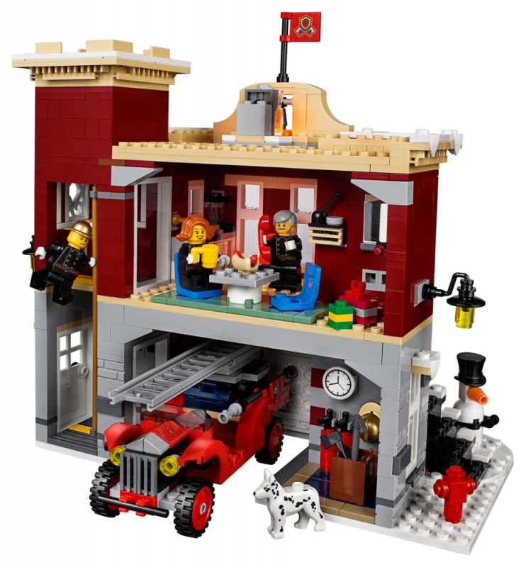 LEGO Creator Expert Hasičská stanice v zimní vesnici 10263