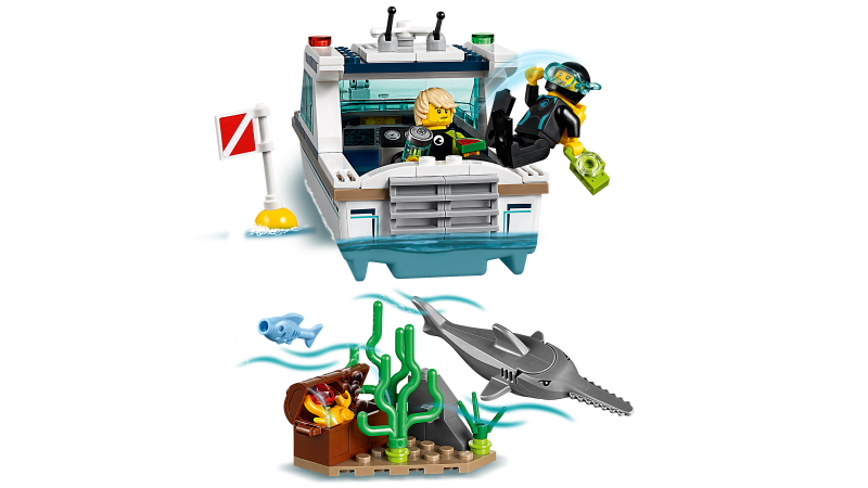 LEGO® City 60221 Potápěčská jachta