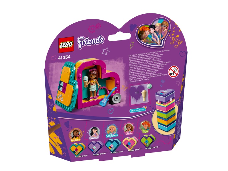 LEGO Friends Andreina srdcová krabička 41354