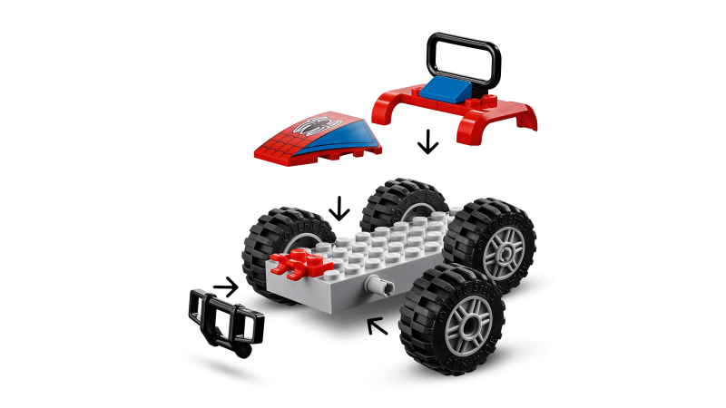 LEGO Super Heroes Spider-Man a automobilová honička 76133