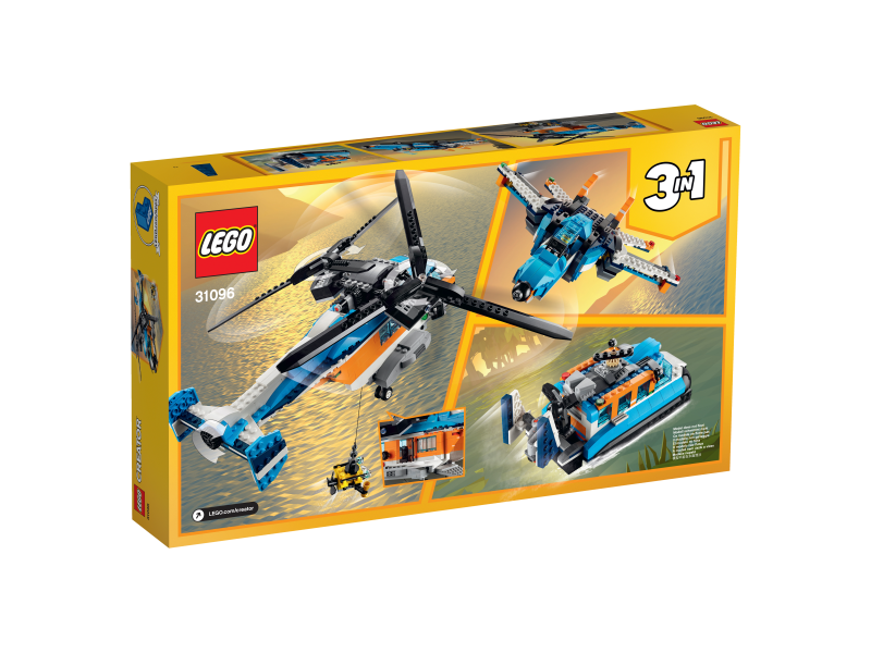 LEGO Creator Helikoptéra se dvěma rotory 31096