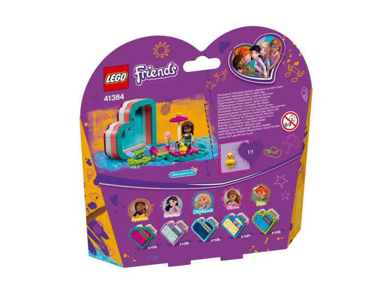 LEGO Friends Andrea a letní srdcová krabička 41384
