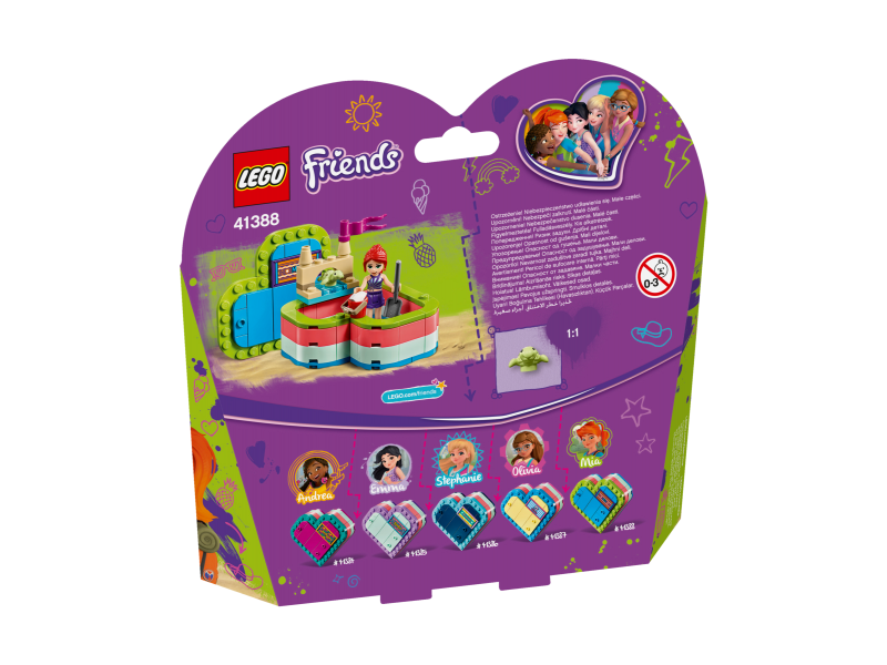 LEGO Friends Mia a letní srdcová krabička 41388