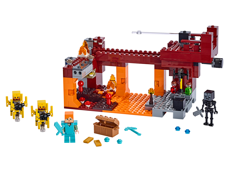 LEGO Minecraft Most ohniváků 21154