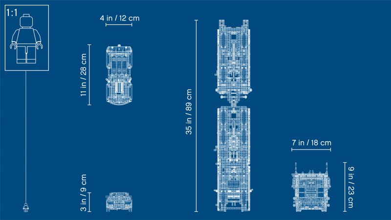 LEGO Technic Kamion pro přepravu aut 42098