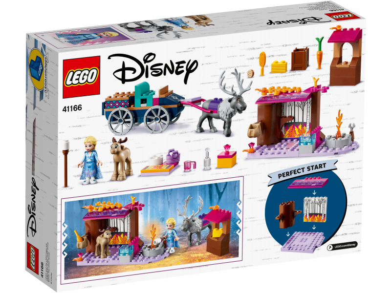 LEGO® I Disney 41166 Elsa a dobrodružství s povozem