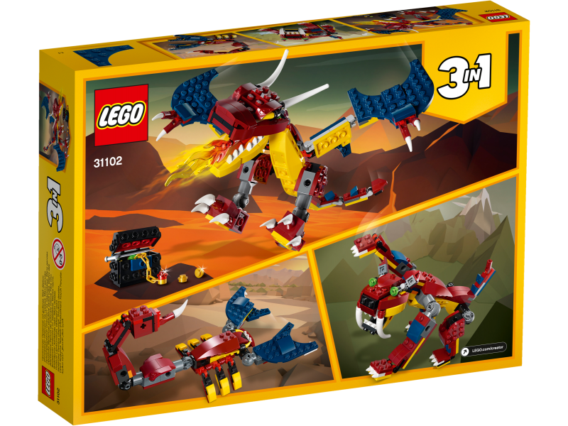 LEGO Creator Ohnivý drak 31102