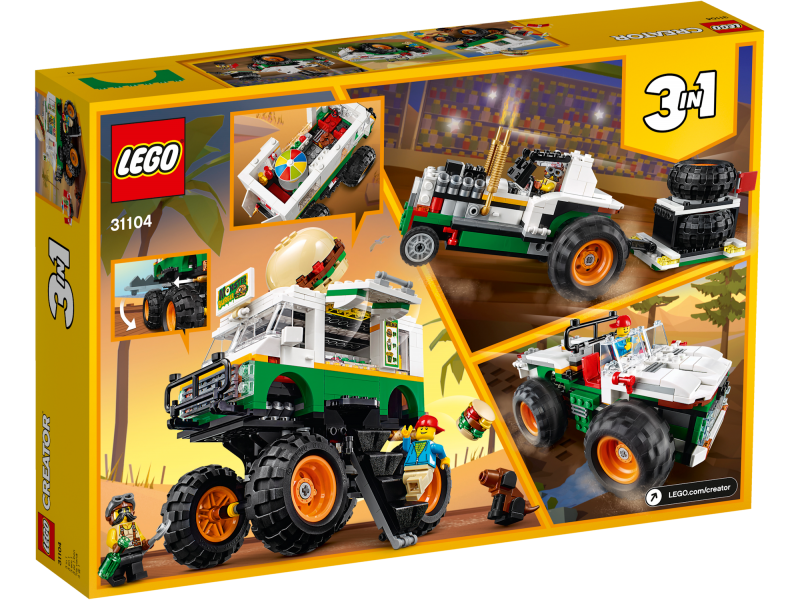 LEGO Creator Hamburgerový monster truck 31104