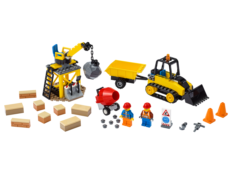LEGO City Buldozer na staveništi 60252