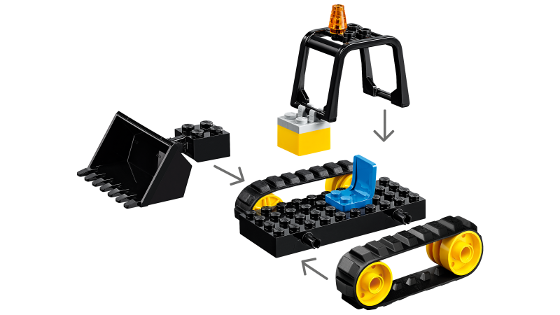 LEGO City Buldozer na staveništi 60252