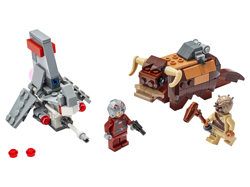 LEGO Star Wars Mikrostíhačka T-16 Skyhopper™ vs. Bantha™ 75265