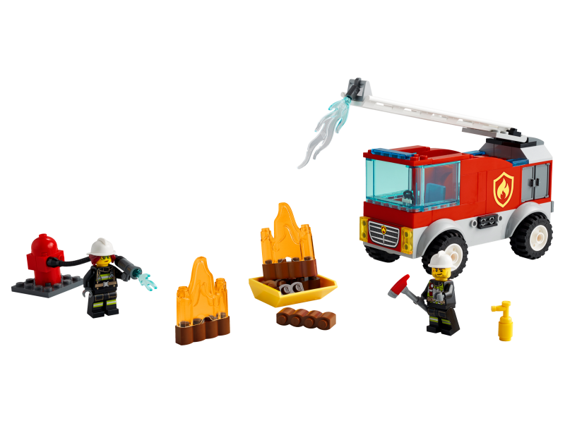 LEGO City Hasičské auto s žebříkem 60280