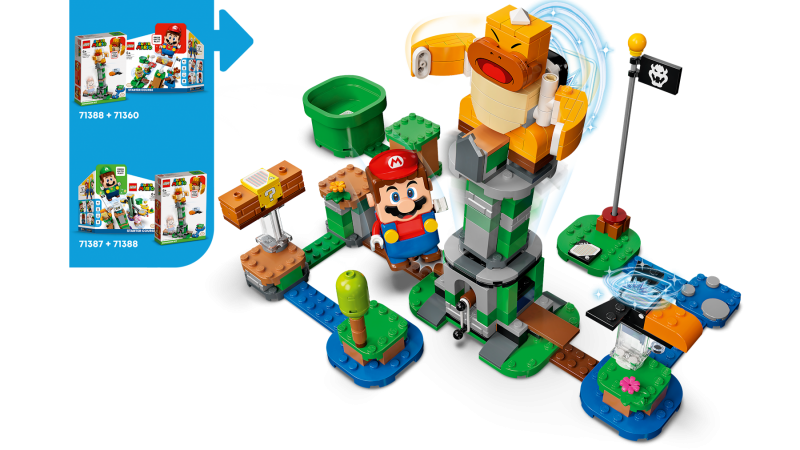LEGO® Super Mario™ 71388 Boss Sumo Bro a padající věž – rozšiřující set