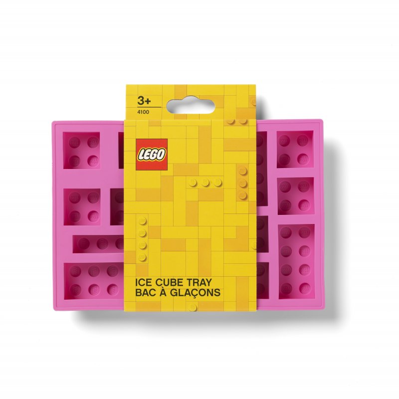 LEGO® Iconic silikonová forma na led - růžová