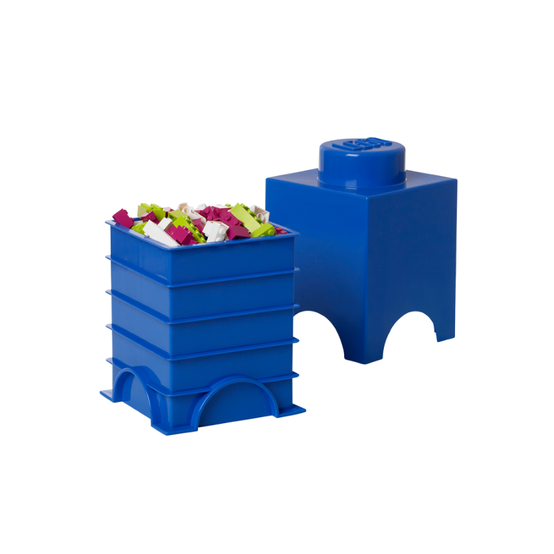 LEGO® úložný box 1 tmavě zelená