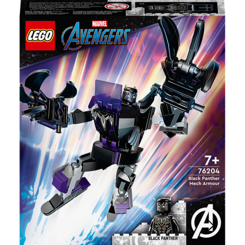 LEGO® Marvel 76204 Black Pantherovo robotické brnění