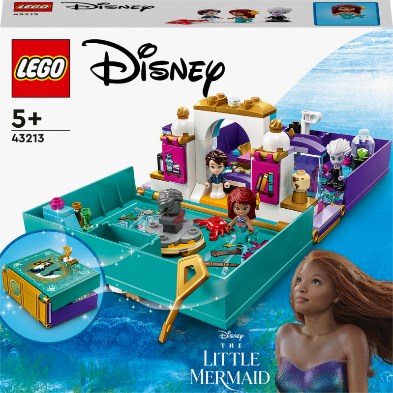 LEGO® I Disney 43213 Malá mořská víla a její pohádková kniha