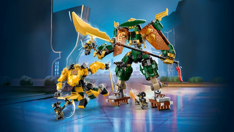 LEGO® NINJAGO® 71794 Lloyd, Arin a jejich tým nindža robotů