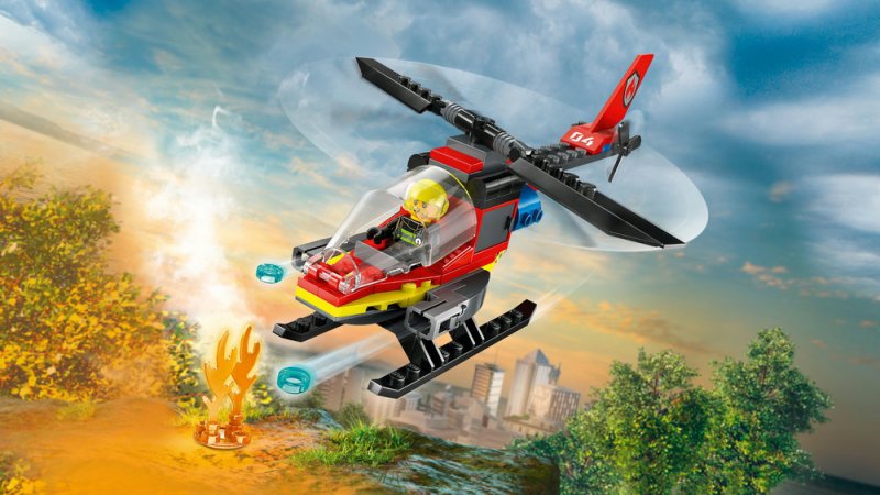 LEGO® City 60411 Hasičský záchranný vrtulník